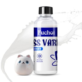 Air Dry Clay Glaze 200ml, Clear Air Dry Clay Varnish, Gloss Varnish for Acrylic Painting, Pottery Clay and Wood, Clay Sealant to Prevent Cracking Scratches Wear, Waterproof &High Gloss