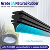 AJK Windshield Wiper Blades, OEM Quality Front and Rear Windshield