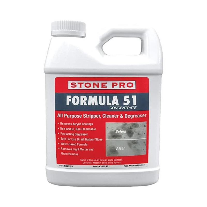 Stone Pro Formula 51 Concentrate for Marble Travertine Concrete Masonry