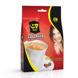 TRUNG NGUYN LEGEND Trung Nguyen G7 Café Instantáneo 3 En 1 Con Colágeno Agregado Y Sin Azúcar Para Aumentar La Energía - Colágeno Agregado, Bajo En...