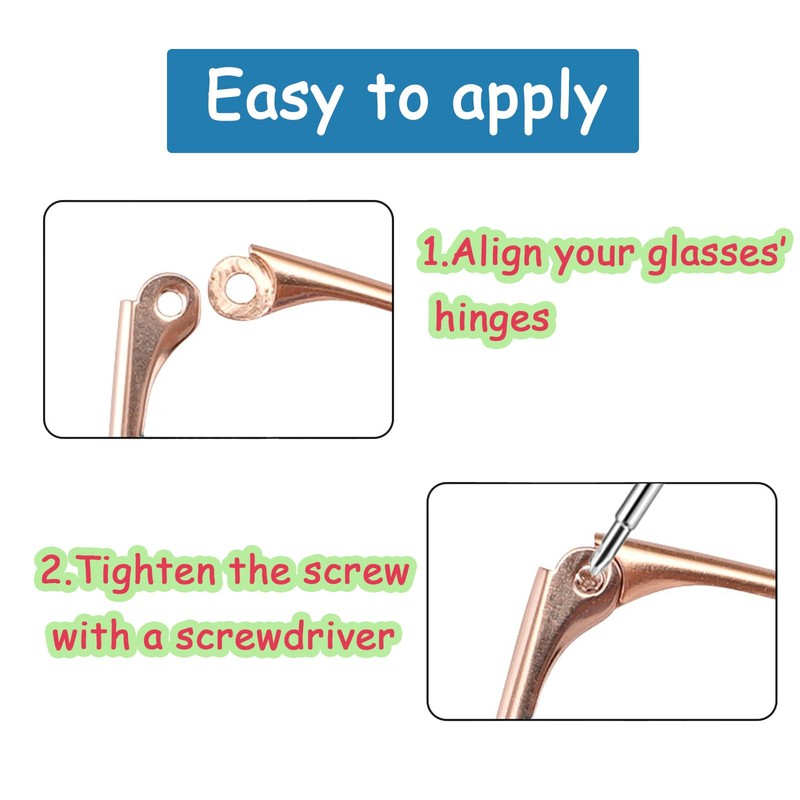 TORWOL Metal Glasses Arm Replacement Legs Replacement Eyeglass Arm,Glasses Repair