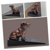 OSALADI Creative Dog Shaped Door Stopper Heavy Duty Cast Iron