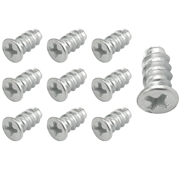 ZZHXSM 10PCS Replacement Screws Flat Head Flat Tail Panel Fixing