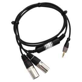 Pronomic ANE10-1.5JX Audio Noise Eliminator Cable Jack / XLR (Suppression Cable, Impedance: 600 Ohms, Dielectric Strength: 500 V DC, Length 1.5 m), Black