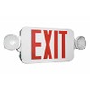 Mini LED Exit Sign Emergency Light Combo with Red Letters