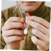 Mipcase 10pcs Stainless Steel Fishing Snap Buckles Fishing Locks for