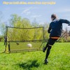 Shopsource Soccer Rebounder, 2 in 1 Soccer Rebound Net, 7'x4'