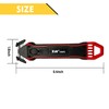 XW Safety Box Cutter with Quick Blade Change, Extra 5