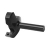 Black Spoilboard Surfacing Router Bit Cemented Carbide T Shape Router