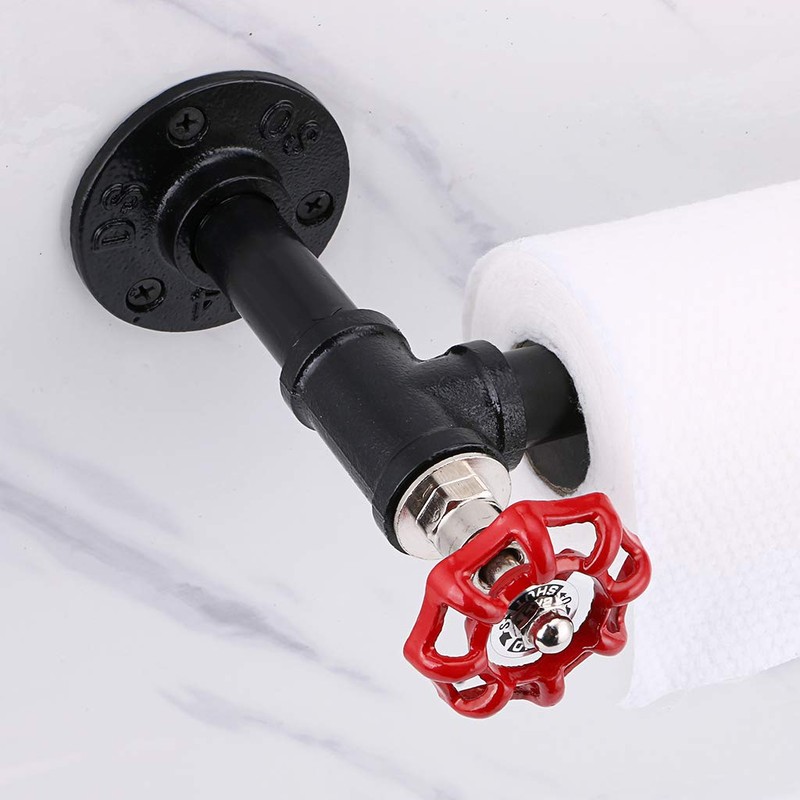 Sumnacon 13 Inch Industrial Pipe Paper Towel Holder - Wall