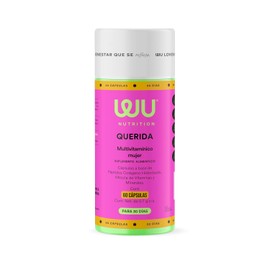 WU Nutrition QUERIDA - Multivitamínico para Mujer con 20 Ingredientes Clave - Con Colágeno, Biotina, Hierro, Magnesio y Ácido Fólico - Energía, Salud Inmune y Vitalidad - 60 Cápsulas (1 Mes)