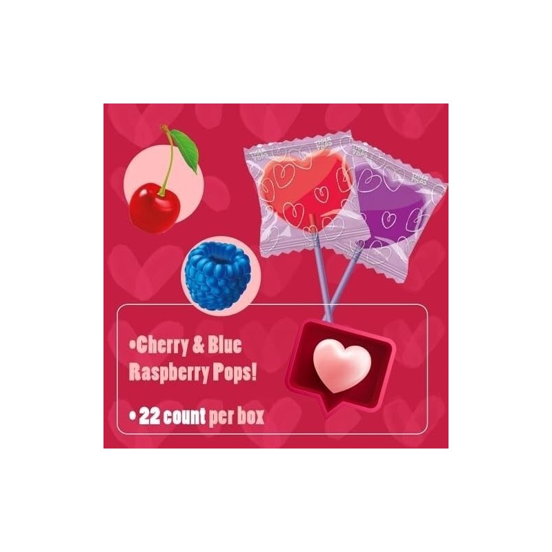 Colombina 1 x Colombina Tiger Pops Very Berry Cherry &