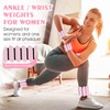 Wrist Weights Set of 2(1Lbs Each), Wearable Ankle Weights, Arm