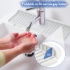 Amerner Kitchen Sink Splash Guard, Silicone Faucet Guard & Draining
