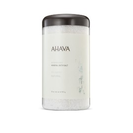 AHAVA AHAVA Dead Sea Salt Mineral Bath Salt, Natural - Intense Relaxation for Body & Mind, Elevates Moisture, Softens & Eases Sore Muscles, Enriched by Exclusive Dead Sea Salt & Osmoter blend, 32 oz