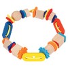 goki 58677 My Colourful Threading Game Beads Diameter 2.5 cm,