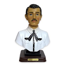 8" Inch Jesus Malverde Bust Statue Imagen Sinaloa Figurine Mexico Estatua Home Decor
