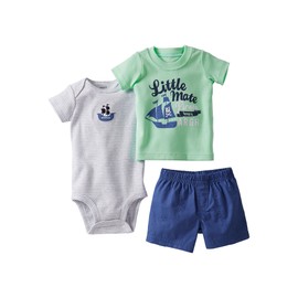 Carter's Baby Boys' 3 Piece Screenprint Diaper Cover Set