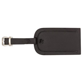 Alassio- 43115 - luggage tag, leather, black