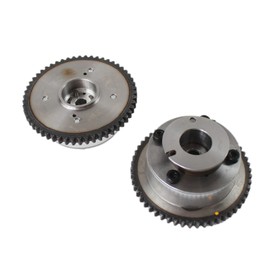 CYCWER 2pcs Exhaust Intake VVT Timing Gear Sprockets Camshaft Adjusters Cam Phaser Fit for 2011-2016 Elantra 1.8L, Fit for 2012-2014 Soul 2.0L, Replace OE 243502E001 243702E000
