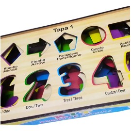 Kit Montessori Juego Didáctico Ensarte Y Secuencia                                                                                                    