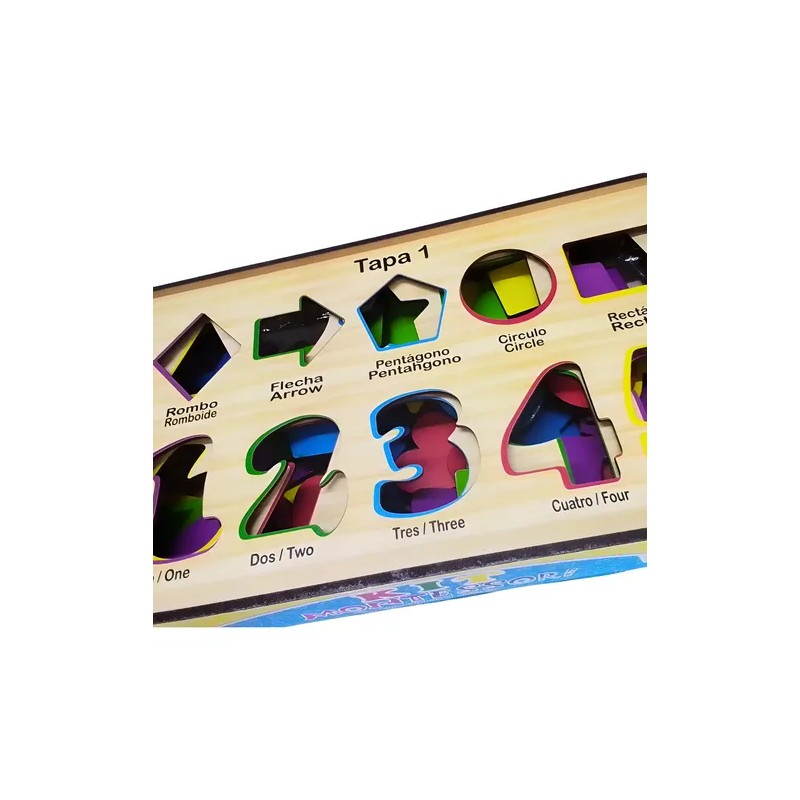 Kit Montessori Juego Didáctico Ensarte Y Secuencia