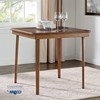 MECO Stakmore Classic Straight Edge Solid Wood Folding Card Table,