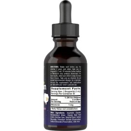 Melatonina Gotas Liquida 1mg Ideal Para Niños Adultos Eg M40