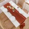 CHUQING Autumn Table Runner, Chiffon Table Runner, 70 x 300
