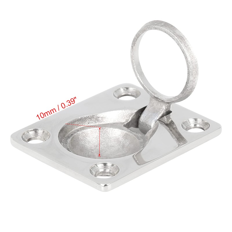 X AUTOHAUX 316 Stainless Steel 47x38mm Boat Floor Locker Hatch