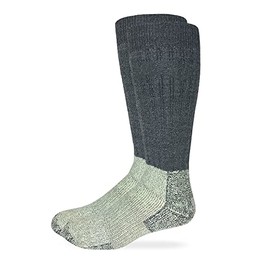 Carolina Ultimate Big Bertha Merino Wool Heavyweight Boot Socks 1 Pair Pack, Charcoal, X-Large