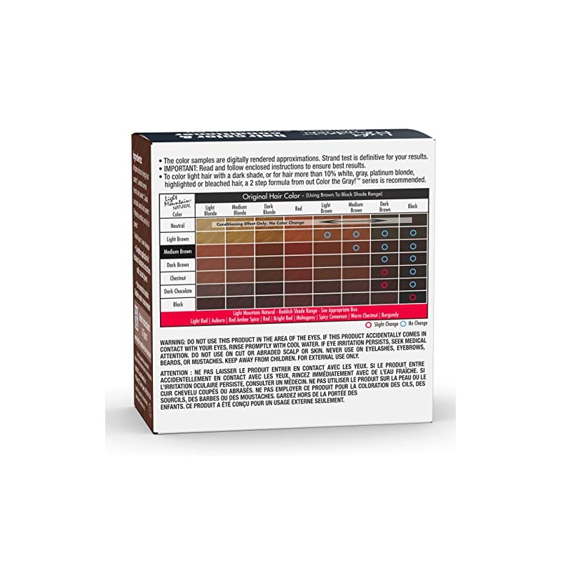Light Mountain Natural Hair Color & Conditioner, Medium Brown, 4