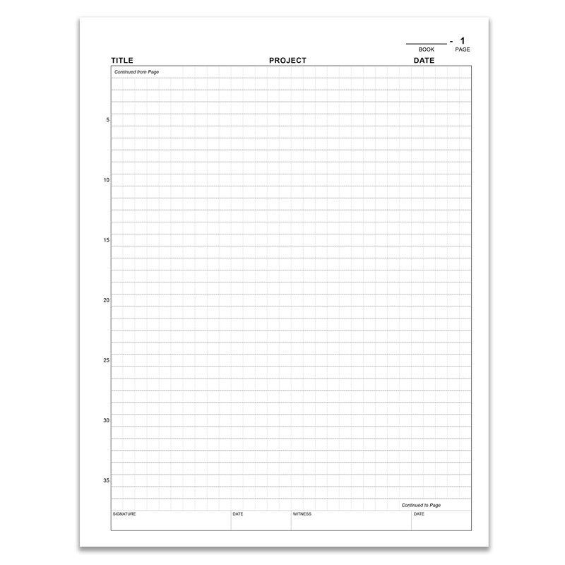 BookFactory Chemistry Lab Notebook - 50 Pages (8.5'' X 11'')
