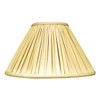 Royal Designs Coolie Empire Gather Pleat Basic Lamp Shade, Antique