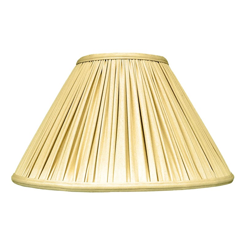 Royal Designs Coolie Empire Gather Pleat Basic Lamp Shade, Antique