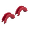 Redrock 3/4-Inch D-Ring Shackle Isolators; Red