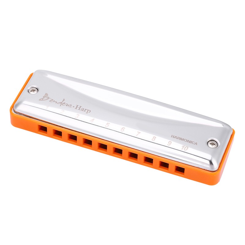 KONGSHENG Benders Harp 10 Hole 20 Tone Blues Beginner Harmonica
