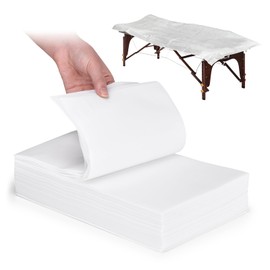 ATOMUS Einweg-Bettwäsche Bettwäsche Tischdecken 20pcs 31" x 71" Tattoo Massage Tischlaken Einweg Rechteck Tattoo Tisch SPA Bettbezüge Wasserdichte Dental Tischmatten Clean Pad (white)