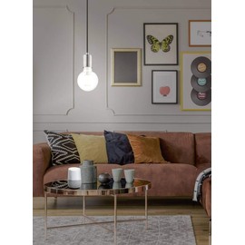 Eglo York Pendant Light Steel 60 W Matt Nickel