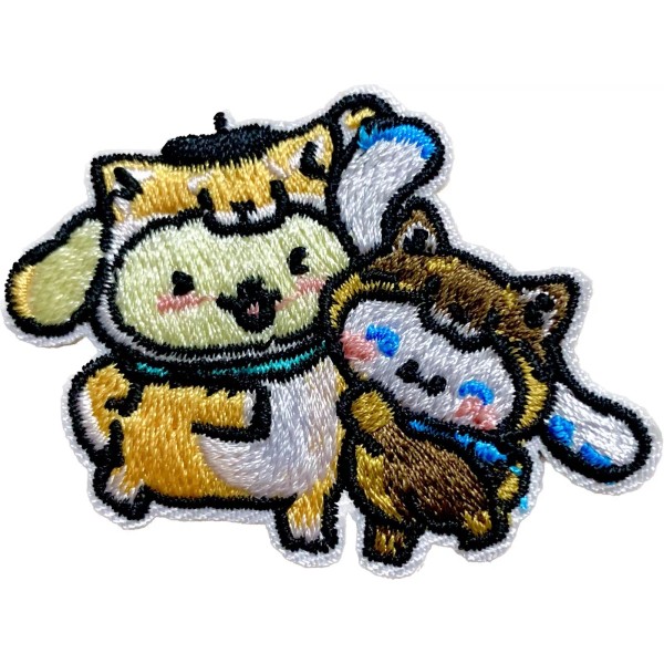 Sanrio Pompompurin Cinnamoroll Adhesive Patch, Shiba Inu Dog - US