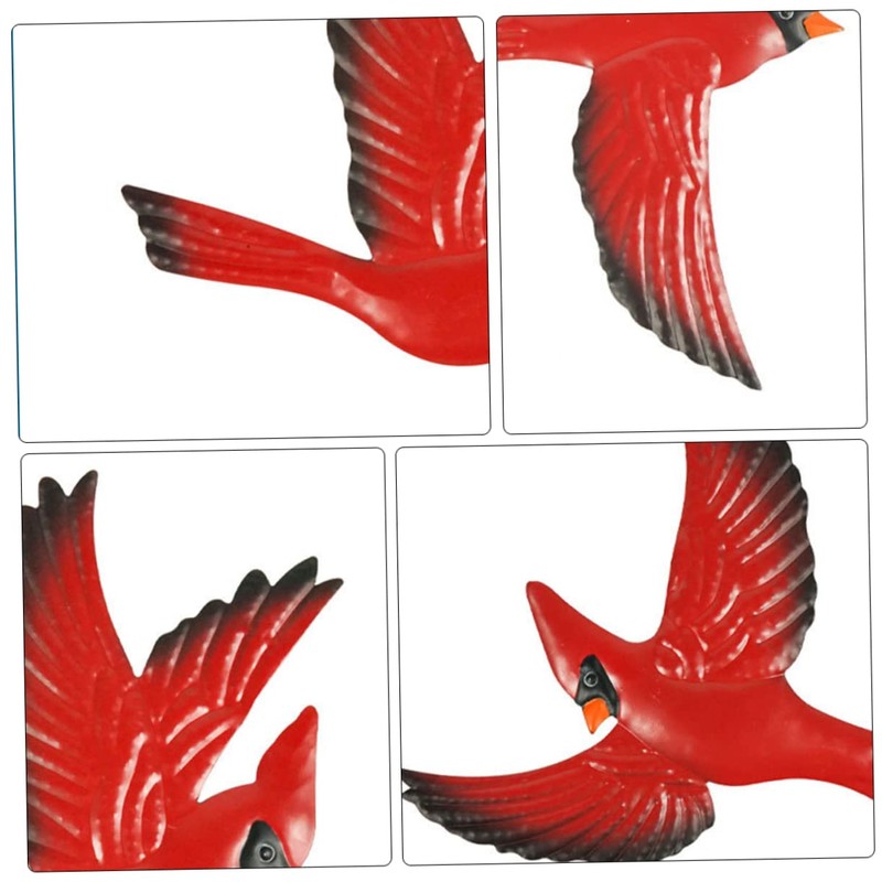 CHILDWEET 3 Pcs Wrought Pendant Wall Decor Bird Decor Metal