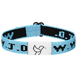 Oidea Daily Bible Verse Bracelets: Wearable Scan NFC Scripture Bracelets Devotional God Jesus Faith Wristbands Inspirational Religious Christian Gifts for Women Men, Blue