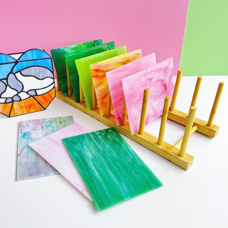 Stained Glass Sheets Organizer Rack Stained Glass Suppliers(4 Packs)