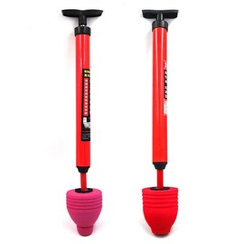 Stainless Steel Toilet Plunger – Heavy-Duty Clog Remover for Sinks, Bathtubs & Pipes, Anti-Rust, No-Scratch Rubber Pump