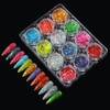 12 Boxes/Set Nail Powder 12 Colors, Nail Glitters Holographic Nail