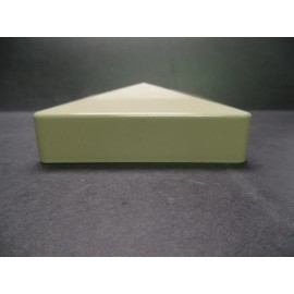 Waymark 4" x 4" External Flat Pyramid Vinyl Post Cap - Clay