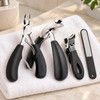 Heavy Duty Stainless Steel Nail Clipper Set – 4-Piece Thick