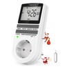 Digital timer socket, Maxcio timer switch with 10 configurable weekly
