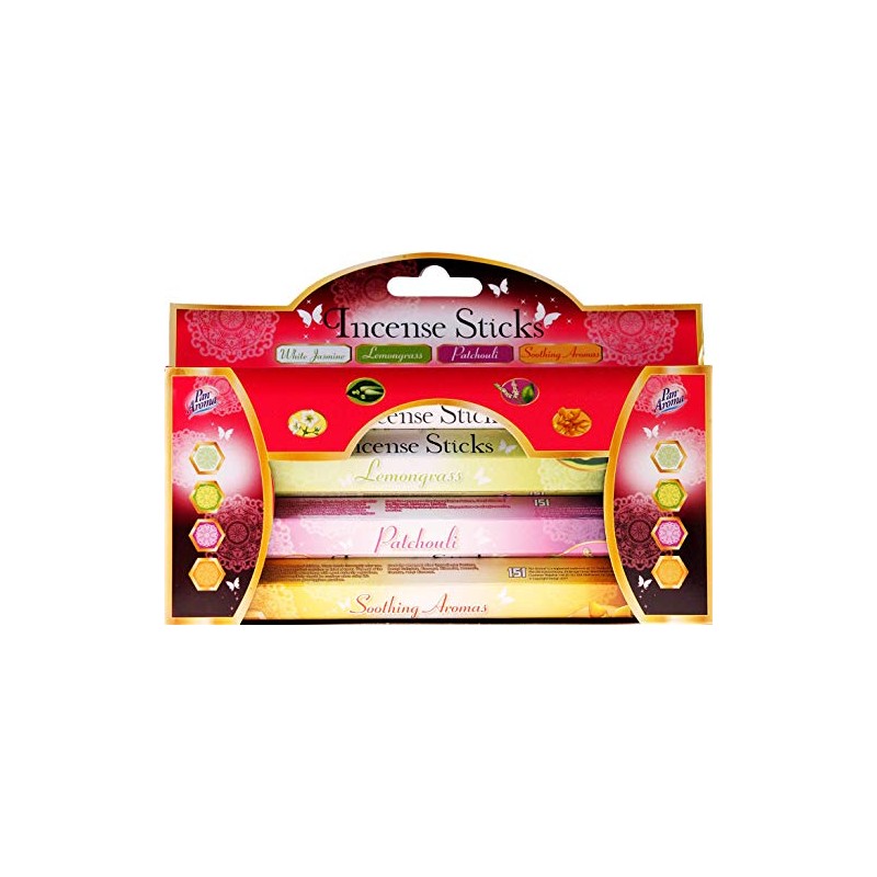 Pan Aroma 4Pk Assorted Incense Stick, PAN0089A