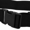 Black Professional Lightweight Adjustable Fishing Rod Holder Waist Belt Strap